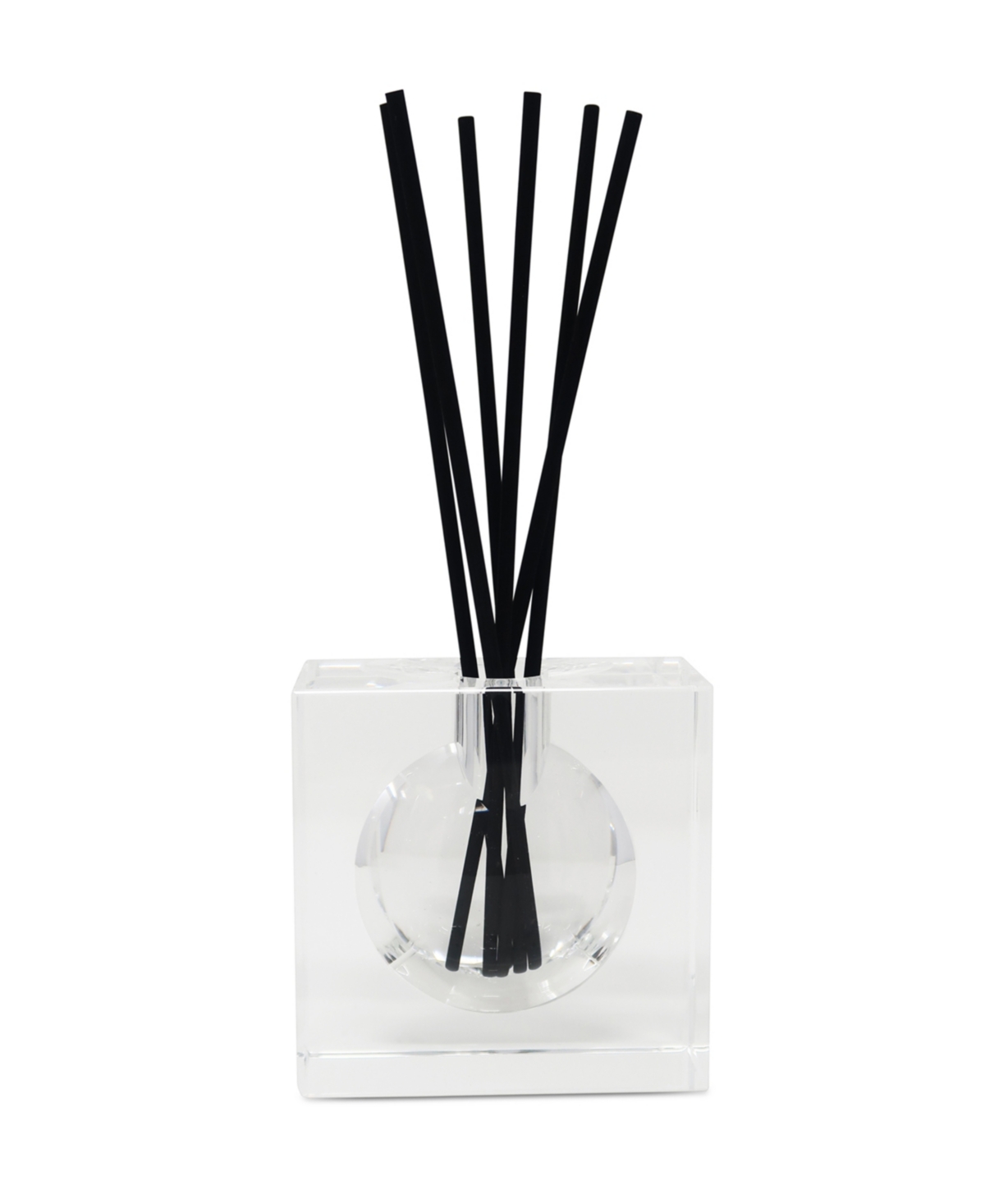 Black Reed Crystal Diffuser - Clear