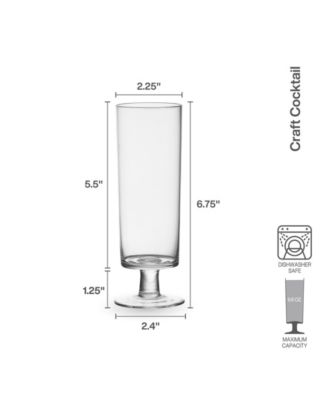 Craft Spritzer Glasses, Set of 4