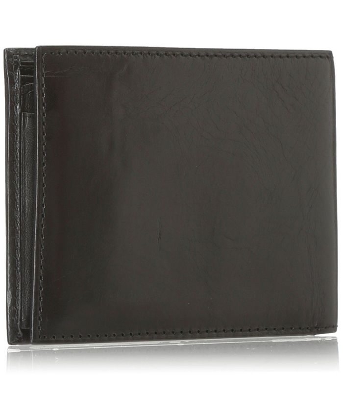 Bosca Men's Wallet, Old Leather Continental Bifold Wallet with I.D. Flap Macy's