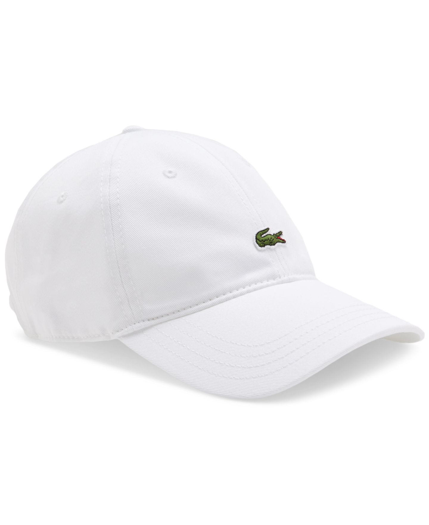 Мужская кепка Lacoste Adjustable Strap, цвет: 001 Белый — фото 1