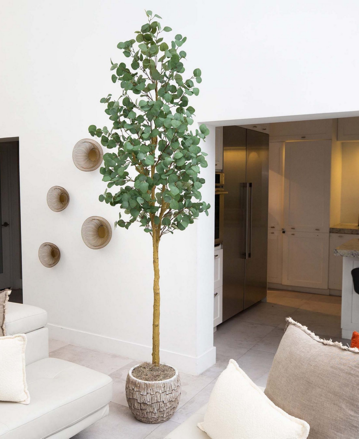Nearly Natural 8ft. Artificial Eucalyptus Tree