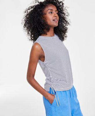 Women's Side-Cinched Muscle Tank, Created for Macy's