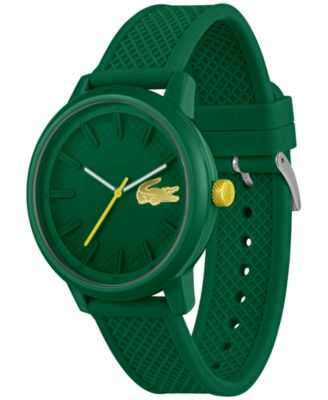 Unisex L.12.12. Green Silicone Strap Watch 48mm