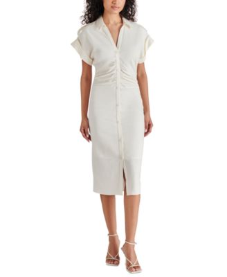 Steve Madden - Women's Cambrie Midi Shirtdress