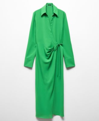 Women's Wrap Shirt Dress