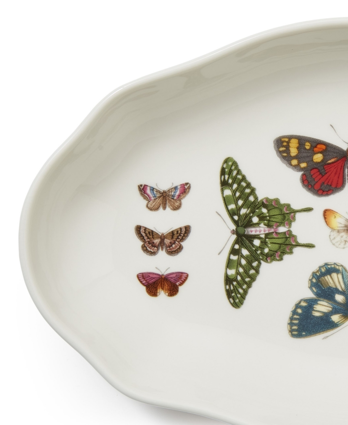 Portmeirion Botanic Garden Harmony Pickle Dish Set Of 2 In White