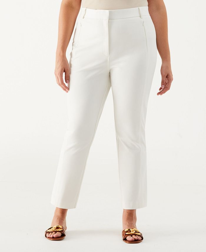 ELLA Rafaella Plus Size Seamed Ankle Pant Macy's