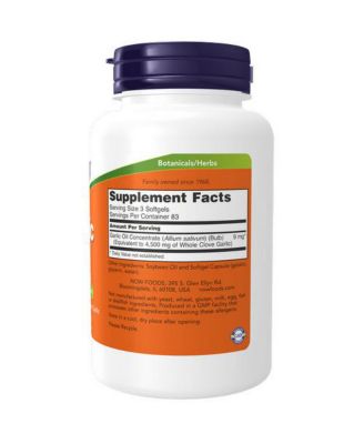 Garlic Oil, 1500 mg, 250 Sgels