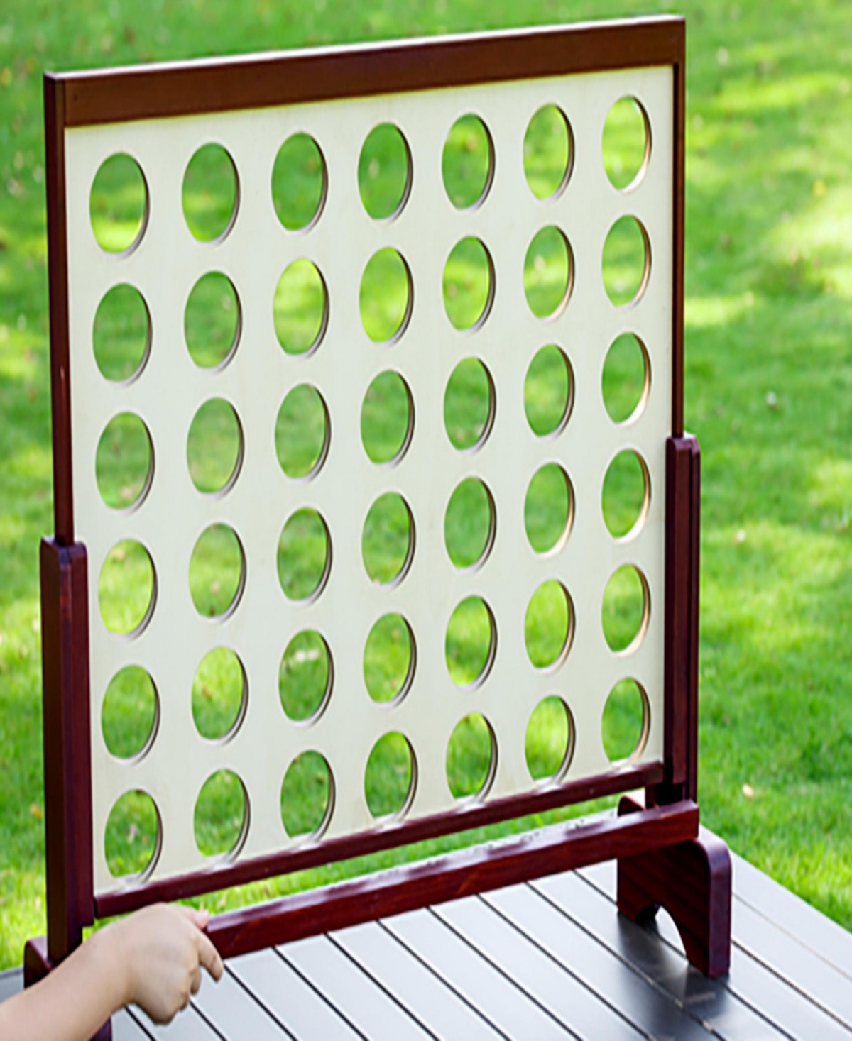 Trimate Giant Wooden Connect 4 Game In Multi