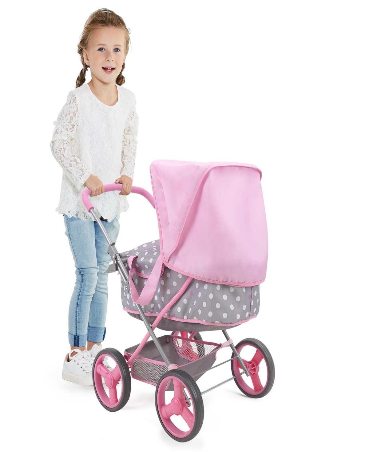 509 Crew - Cotton Candy Pink - Doll Pram