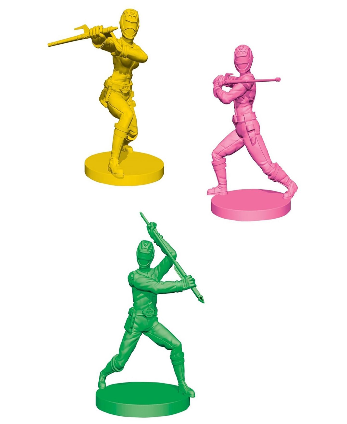 Детские настольные игры Renegade Game Studios Power Rangers Heroes of The Grid S.P.D. Ranger Pack Expansion Cooperative Strategy Board Game, Ages 14+ — фото 3