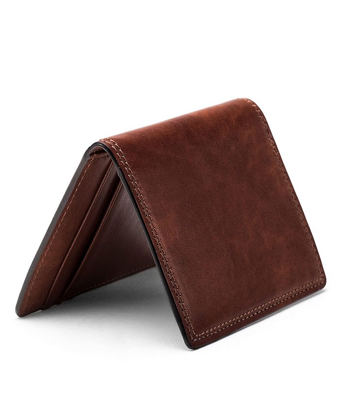 Bosca Men's Wallet, Dolce Leather Front Pocket Bifold Wallet with Clip Macy's