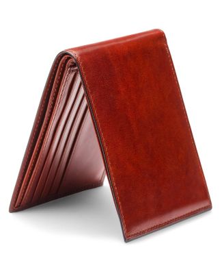 Men's Old Leather 8 Pocket Wallet RFID, Cognac
