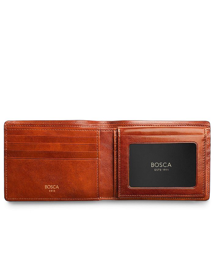 Bosca Men's Wallet, Dolce Leather Credit Wallet with I.D. Passcase Macy's