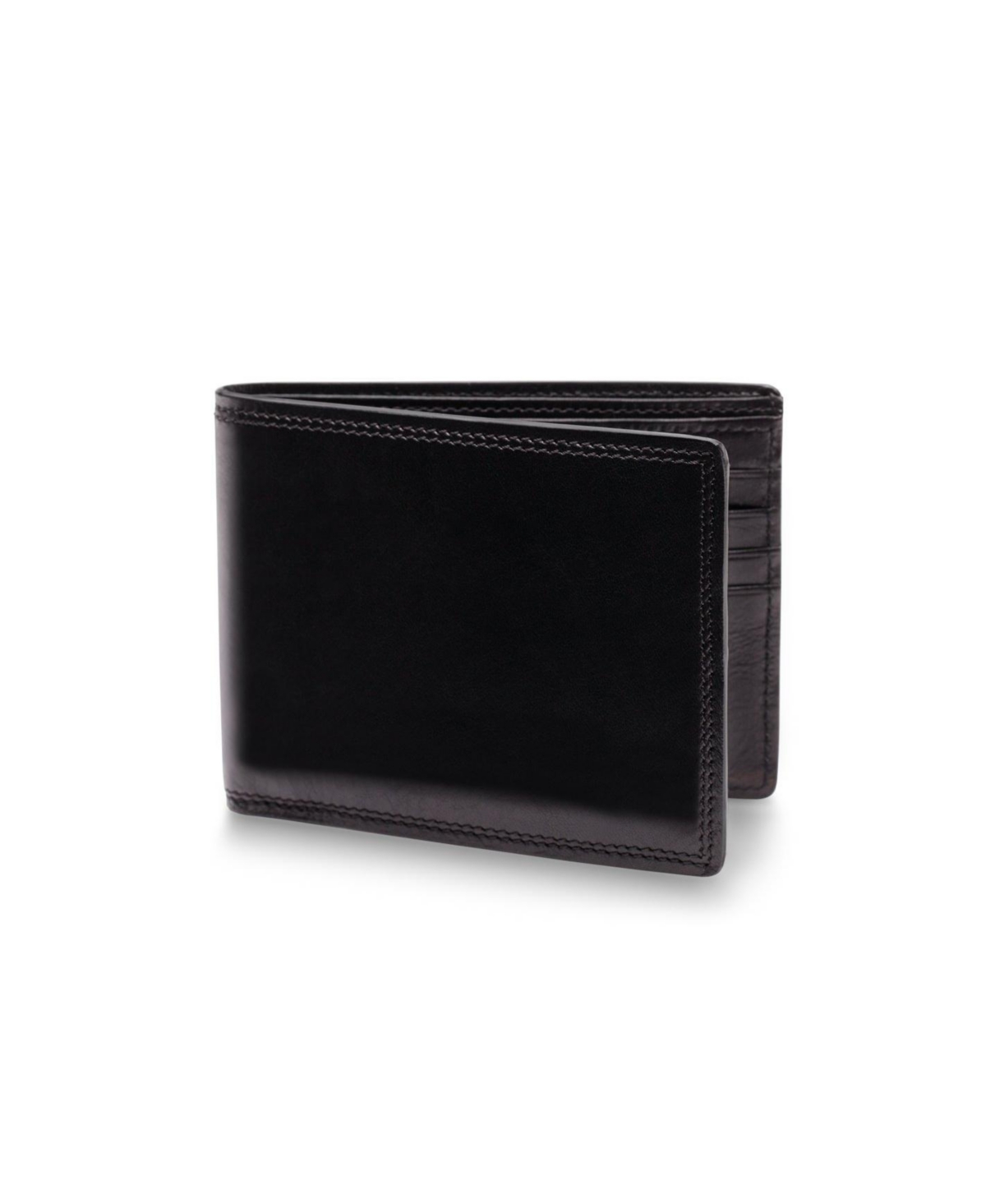 Dolce Old Leather 8 Pocket Deluxe Executive Wallet - Black