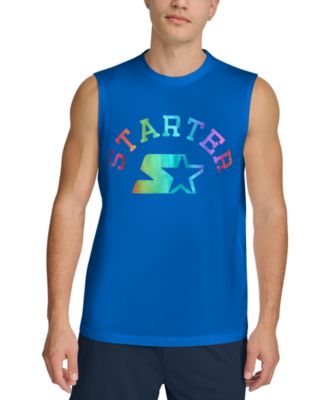 Starter - Men's Regular-Fit Logo Graphic Sleeveless T-Shirt