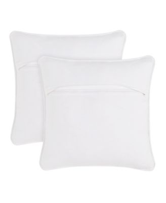 Jada Jute Decorative Pillows 2 Piece Set, 20" x 20"