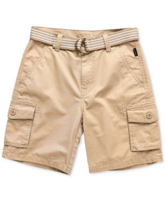 Ring of Fire - Big Boys Bobby Twill Cargo Shorts with D-Ring Belt
