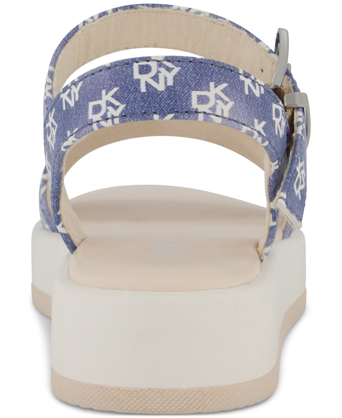 Сандалии DKNY Lottie Brea Logo Platform Sandals для девочек, цвет: Синий — фото 5