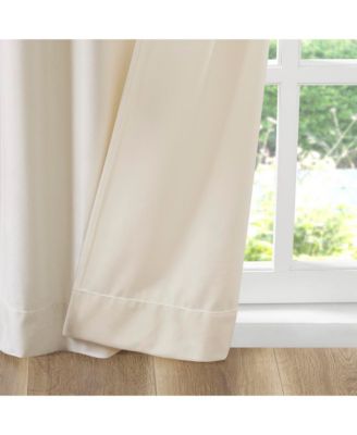 Colt Room Darkening Velvet Thermal Insulated Curtain Panel Pair, 37"W x 84"L