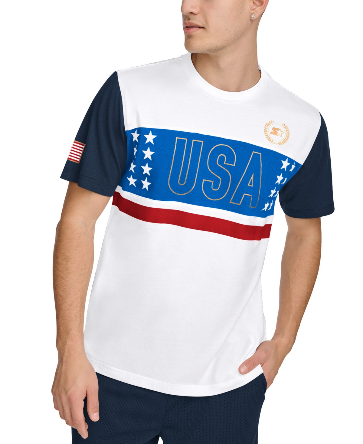 Men's Opening Ceremony Colorblocked Graphic T-Shirt - White