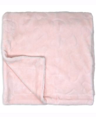 Baby Girls Luxury Plush Baby Blankets, 3 Piece Gift Set