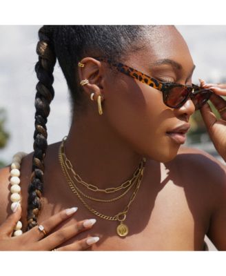 - Stacie Toggle Chain Coin Necklace