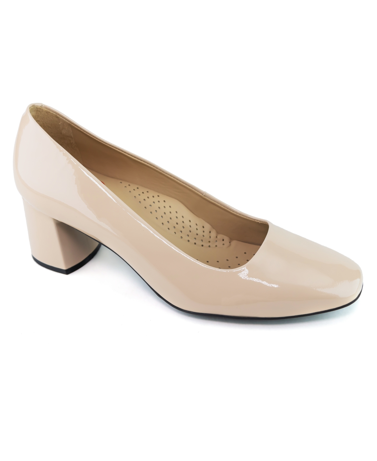 Ashley Street Leather Pumps - Nude