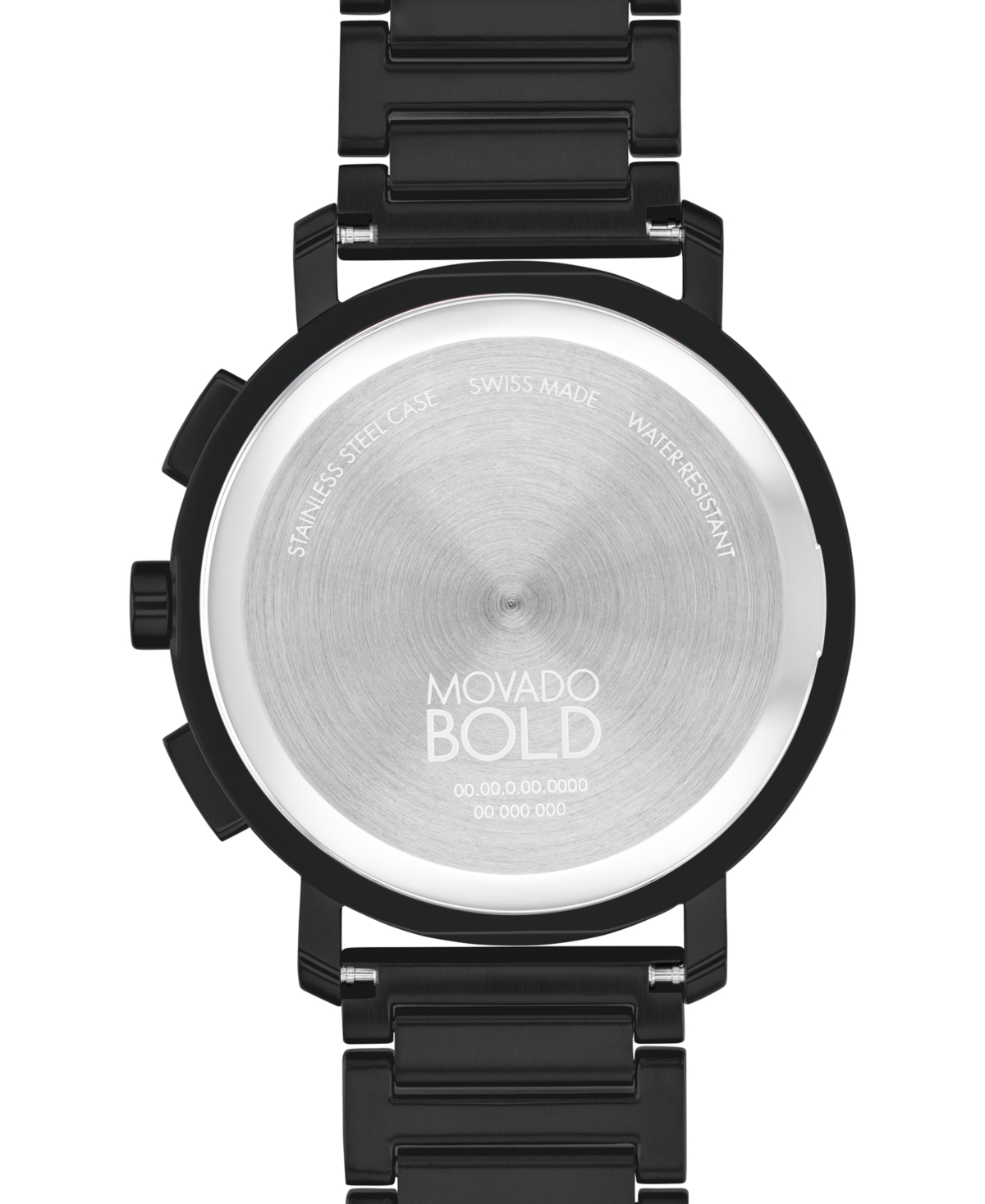 Shop Movado Men's Swiss Chronograph Bold Evolution 2.0 Black Ion Plated Steel Bracelet Watch 42mm