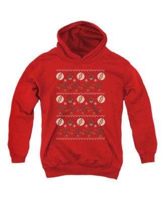 Boys Dc Youth DC Comics The Ugly Christmas Sweater Pull Over Hoodie Hooded Sweatshirt