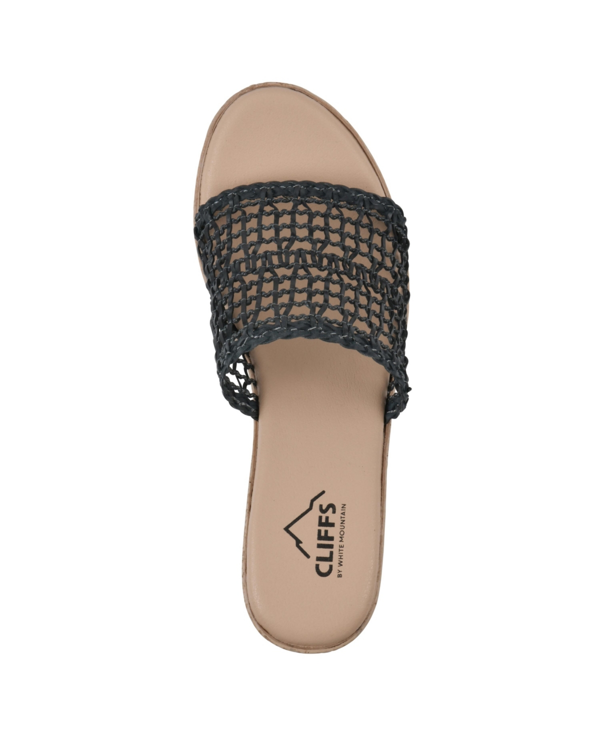 Cliffs by White Mountain Women's Biankka Platform Comfort Sandal - Black Woven- Polyurethane