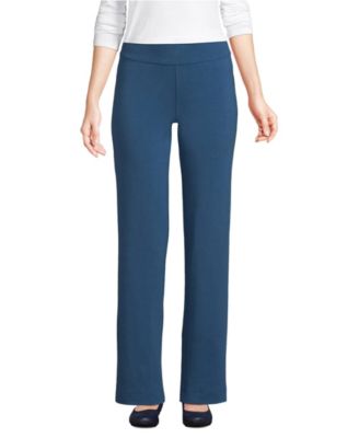 Women's Starfish Mid Rise Straight Leg Elastic Waist Pants