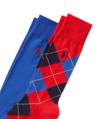 Men's Argyle Slack Socks, 2-Pack