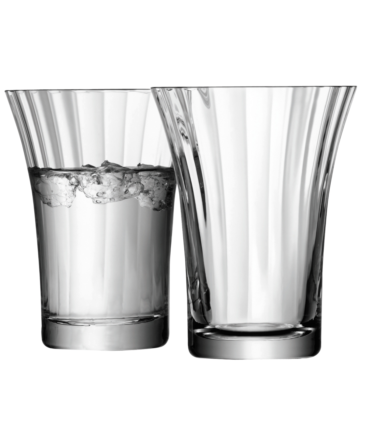 LSA INTERNATIONAL AURELIA TUMBLER 11OZ CLEAR OPTIC X 2 