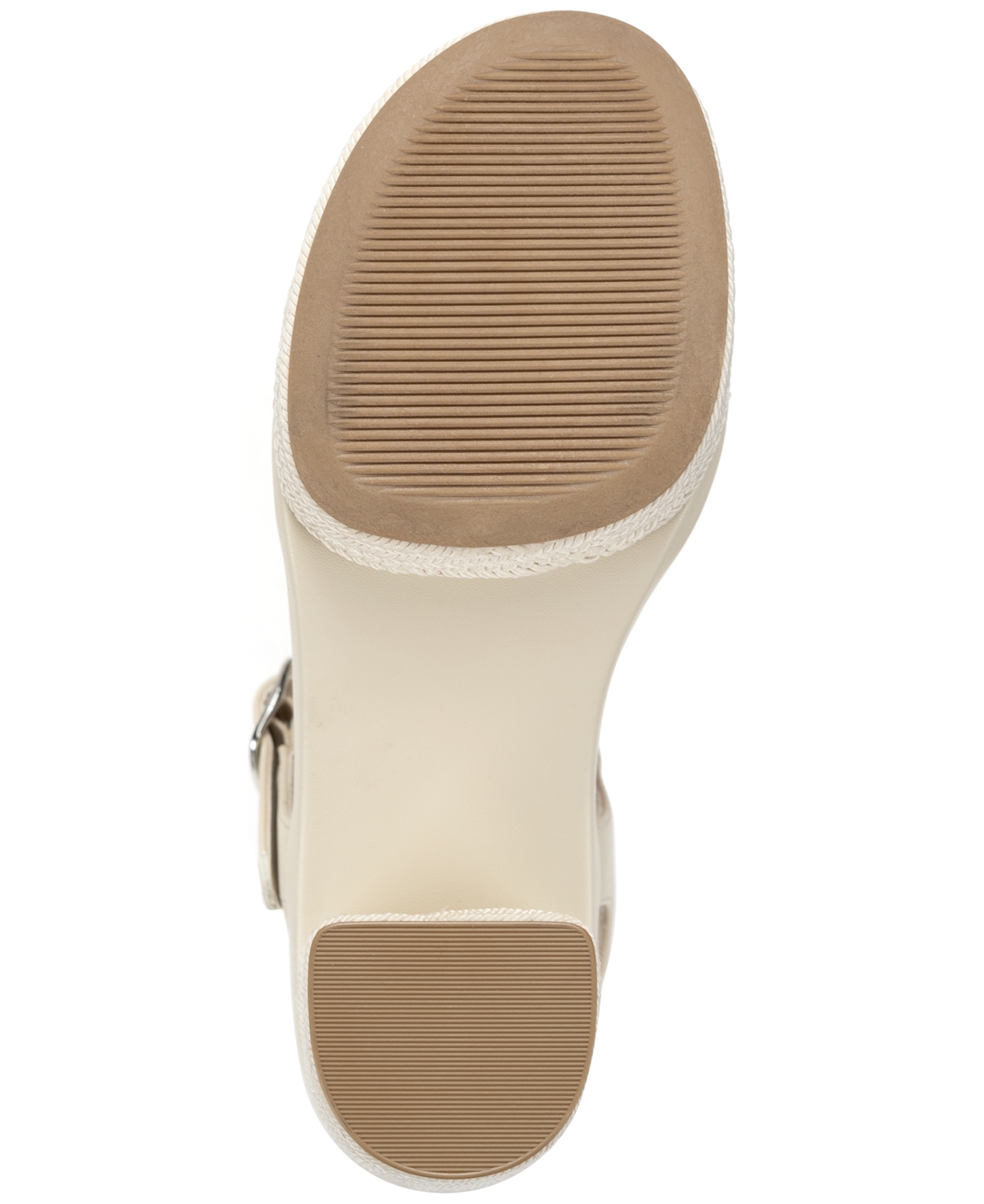 Shop Sun + Stone Women's Edisonn Ankle-strap Espadrille Platform Dress Sandals, Created For Macy's In Ecru