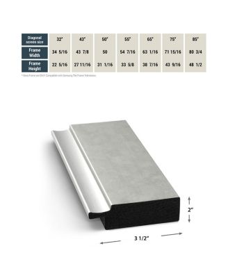 50" Customizable Frame for Samsung The Frame TV 2021-2023