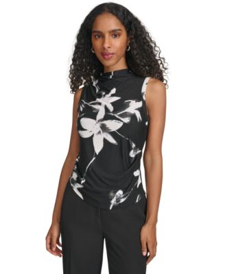 Calvin klein floral top on sale