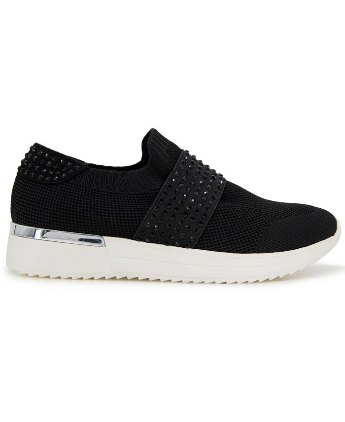 Kenneth Cole Reaction Women's Farrah Sneakers Black Size -5 M