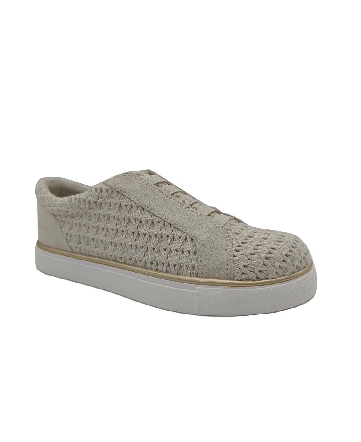 Shop Kenneth Cole Reaction Women's Bonnie Sneakers In Natural Weave