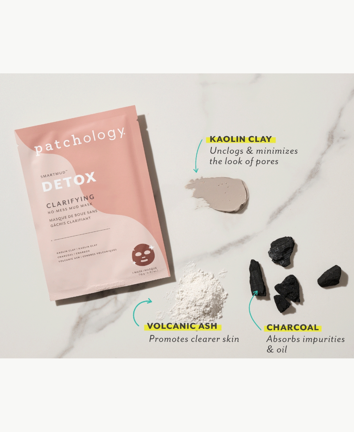 Patchology 2-pc. Smartmud Hydrate & Detox No-mess Mud Mask Set In No Color