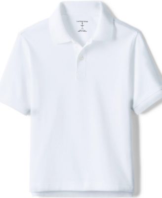 Big Boys Husky Short Sleeve Interlock Polo Shirt