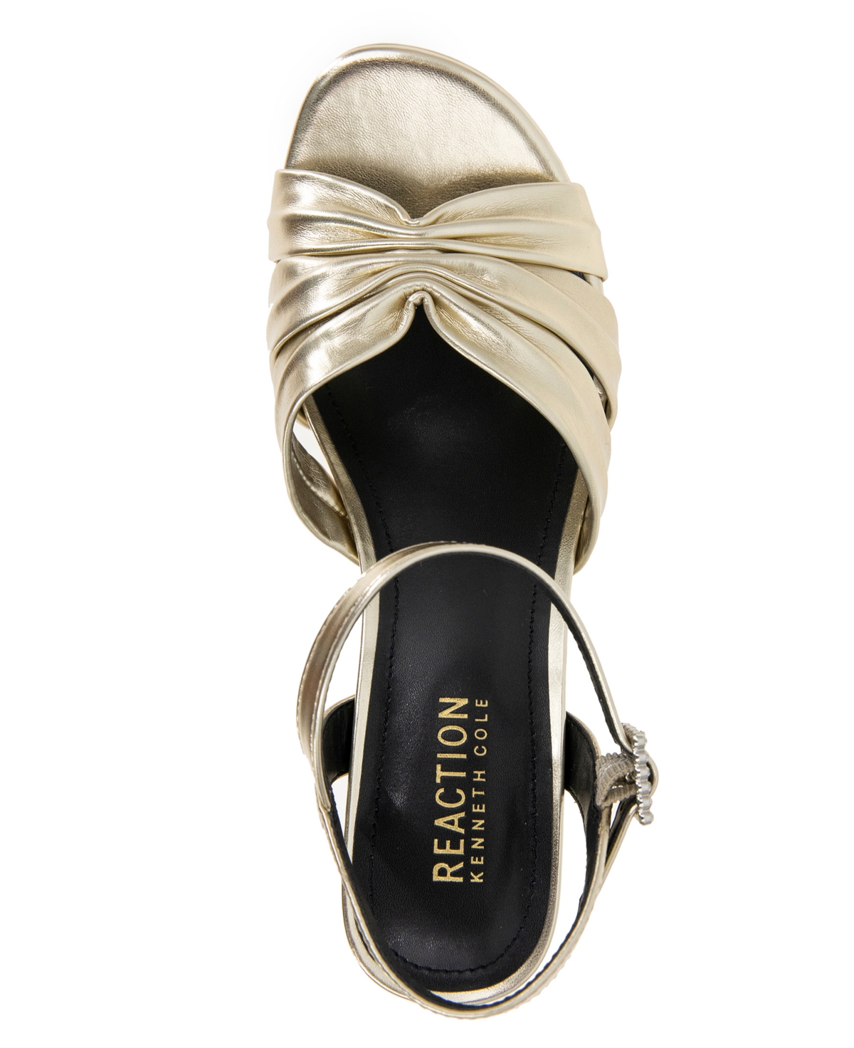 Shop Kenneth Cole Reaction Women's Remi Sandals In Soft Gold Metallic