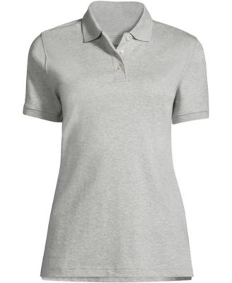 Women's School Uniform Short Sleeve Interlock Polo Shirt