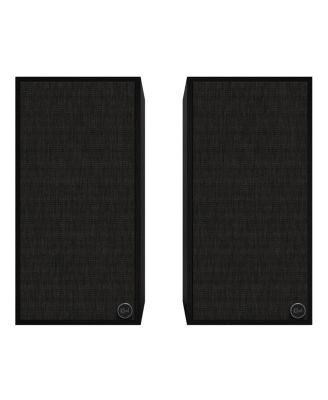 THE-SEVENS-BLACK 200W Powered Speaker Pair with 6.5" Woofer (2023)