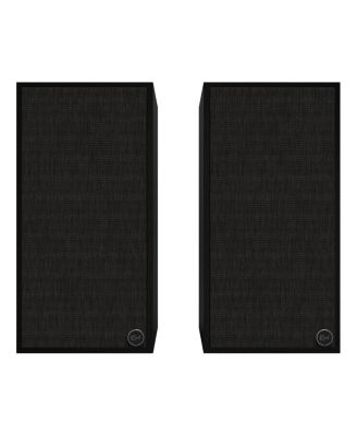 THE-SEVENS-BLACK 200W Powered Speaker Pair with 6.5" Woofer (2023)