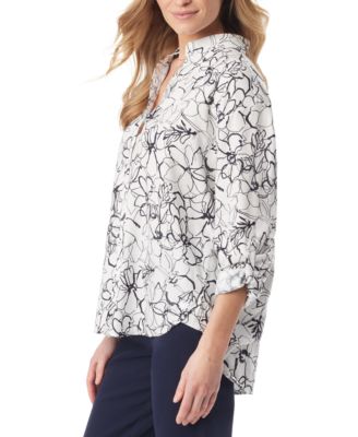 Haut Femme Gloria Vanderbilt Thanksgiving - Taille M, Motifs Citrouilles Et Paillettes, Neuf Avec étiquette