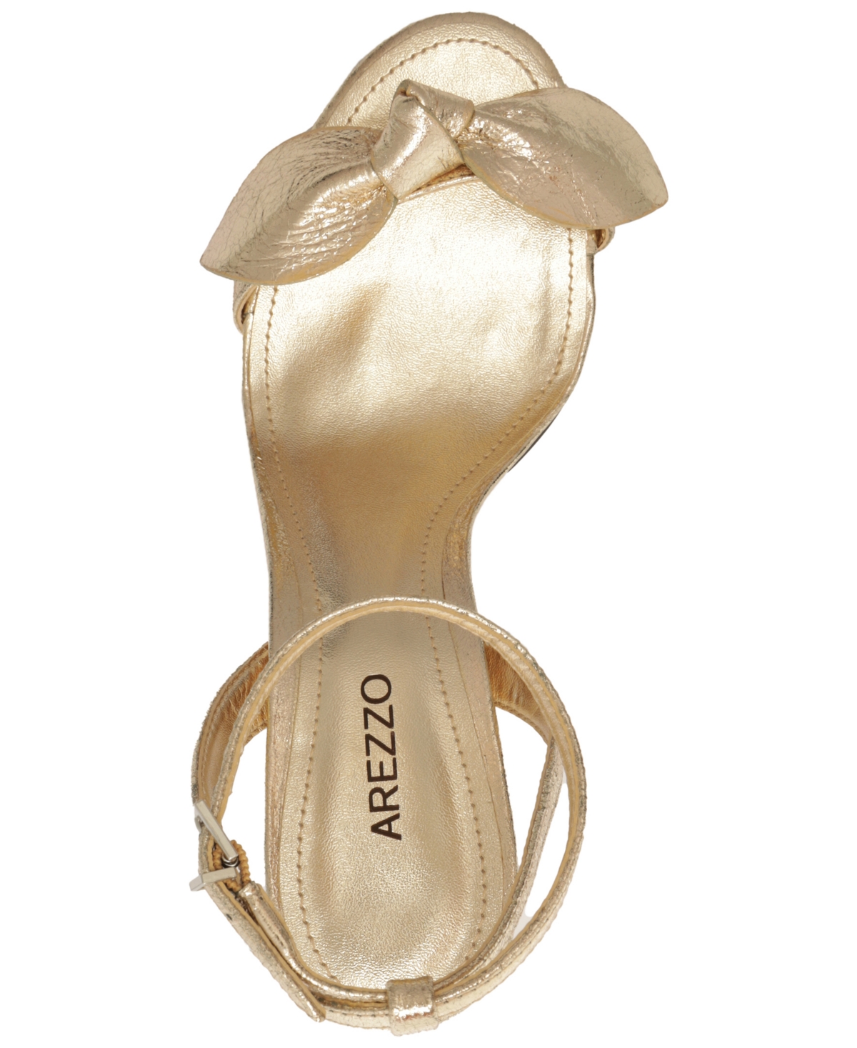 Shop Arezzo Women's Alaia High Stiletto Sandals In Gold