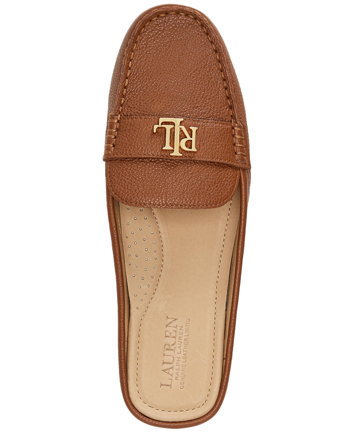 Lauren Ralph Lauren Women's Barnsbury Slip-On Hardware Mule Loafer Flats