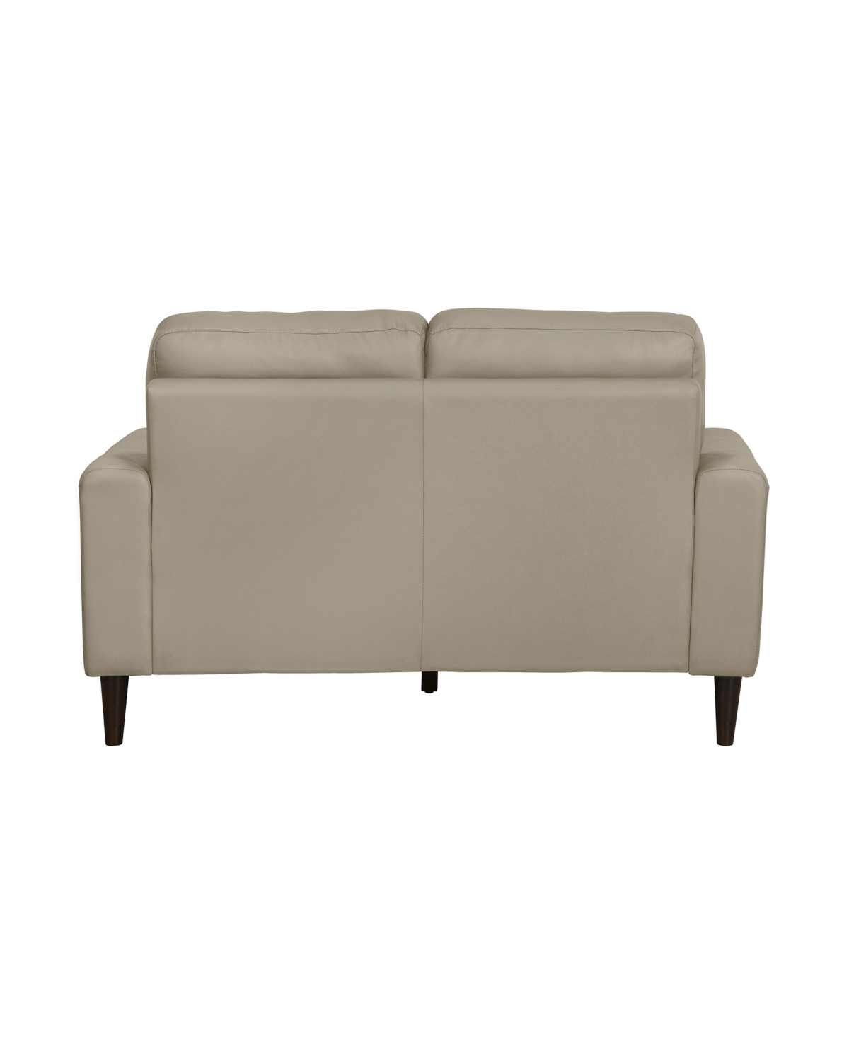 Shop Homelegance White Label Tabor 56" Leather Match Love Seat In Beige