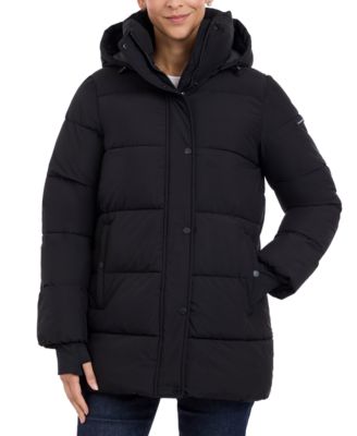 BCBGMAXAZRIA - Women's Hooded Puffer Coat